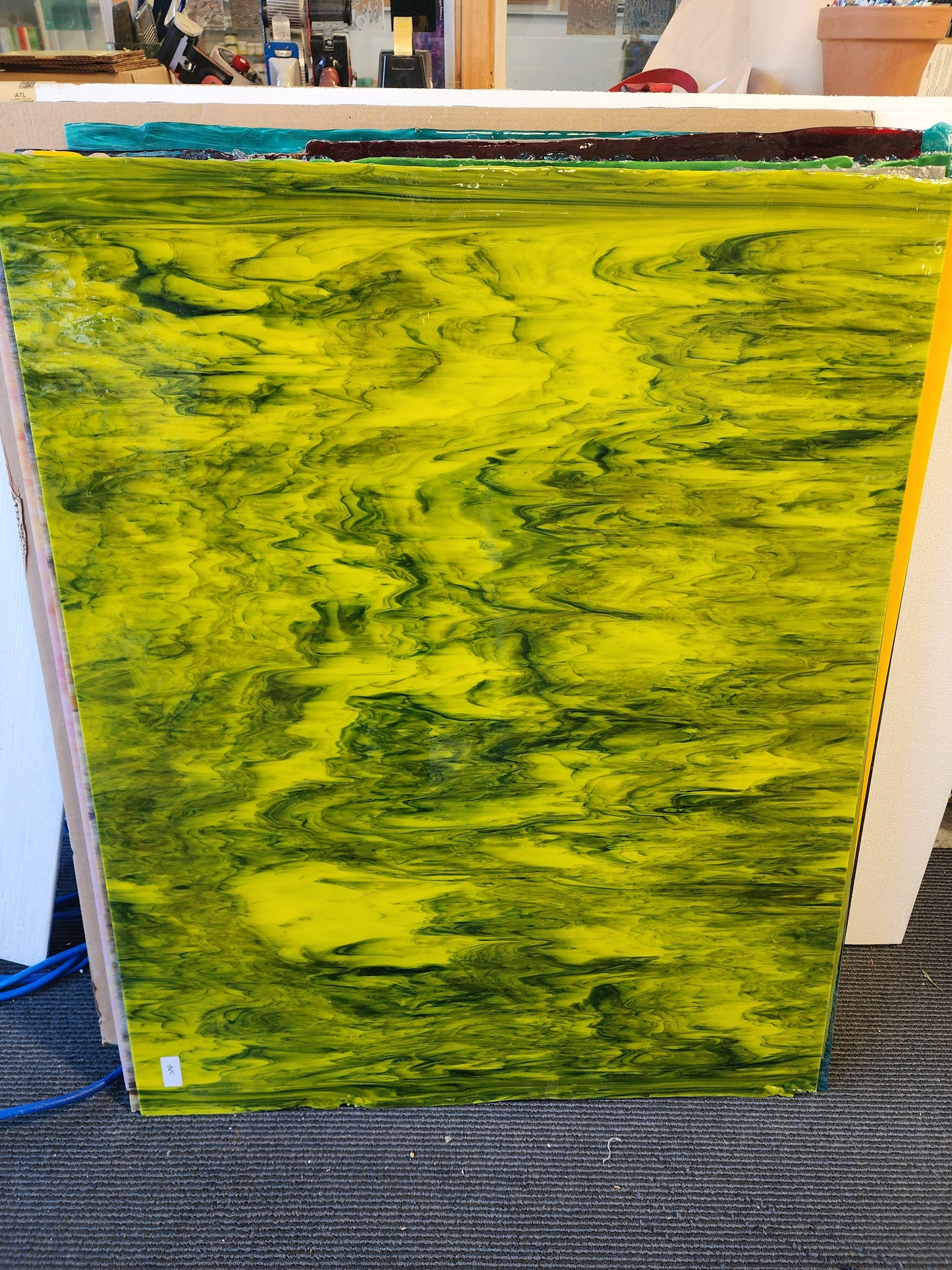Lime/Dk Blue