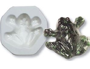 Toad Glass Casting Mould - 4.5 x 4.5 in.