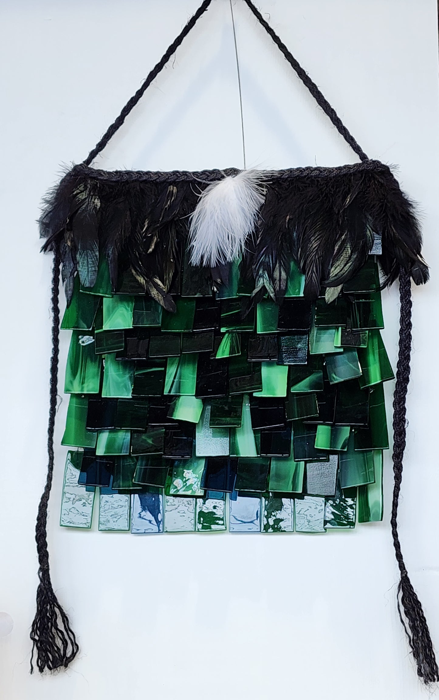 Karen Ahearn - Korowai Cloak Depicting Tui (Sold)