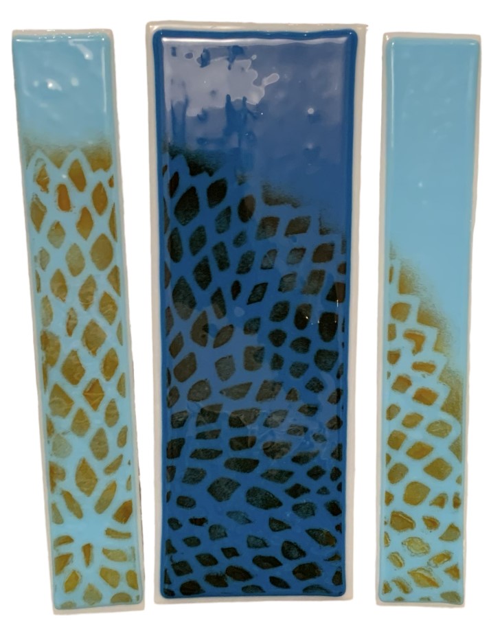 Kate Cornwall - Trio of Tutti Fruit Wall Panels