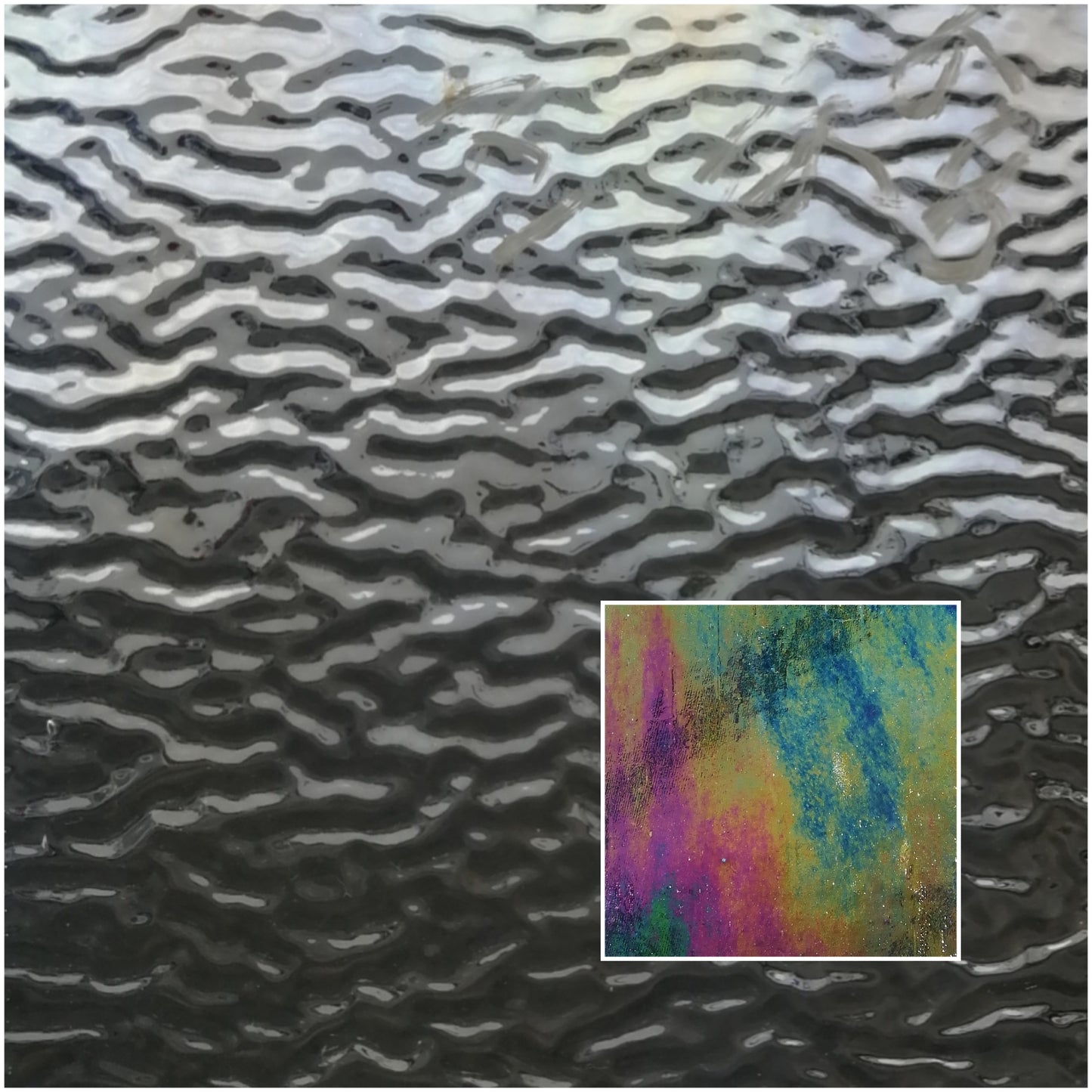 Clear Ripple Iridised T