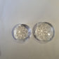 Round Clear Faceted Jewels (Double Faceted) T