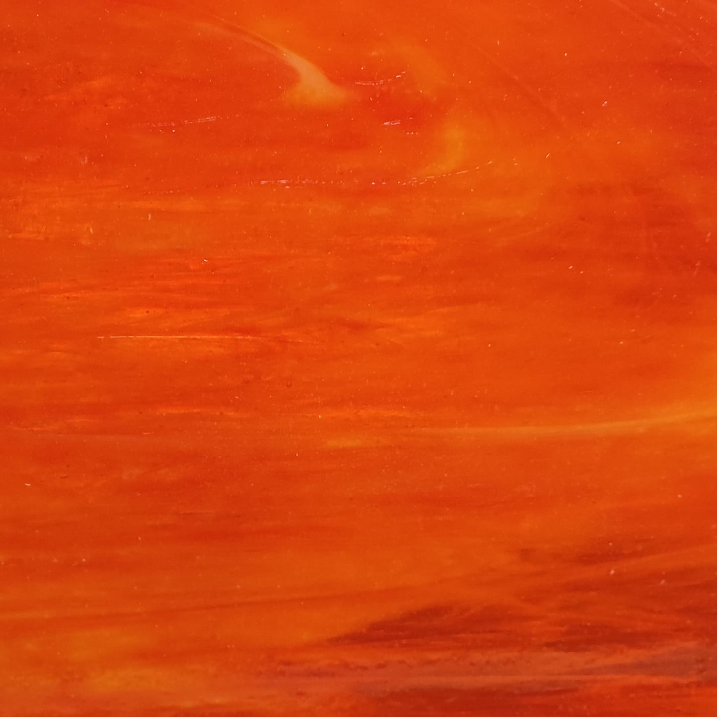 Orange / Wispy White Iridised MO