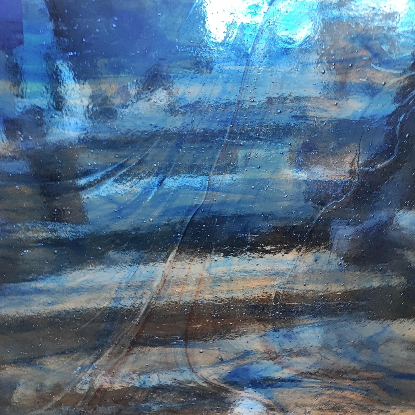 Blue / Purple / Streaky Clear T