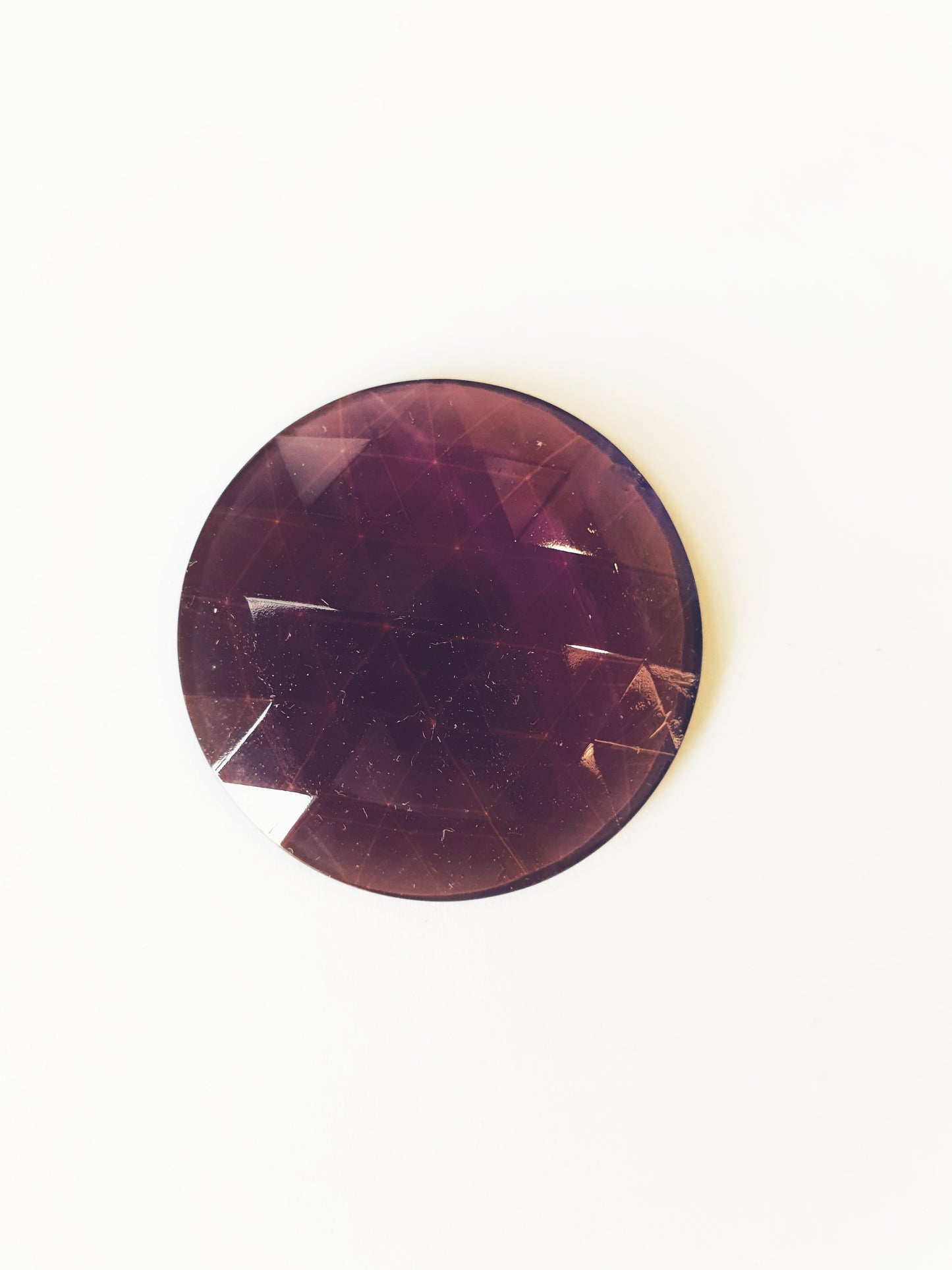 Round Violet Faceted Jewels T