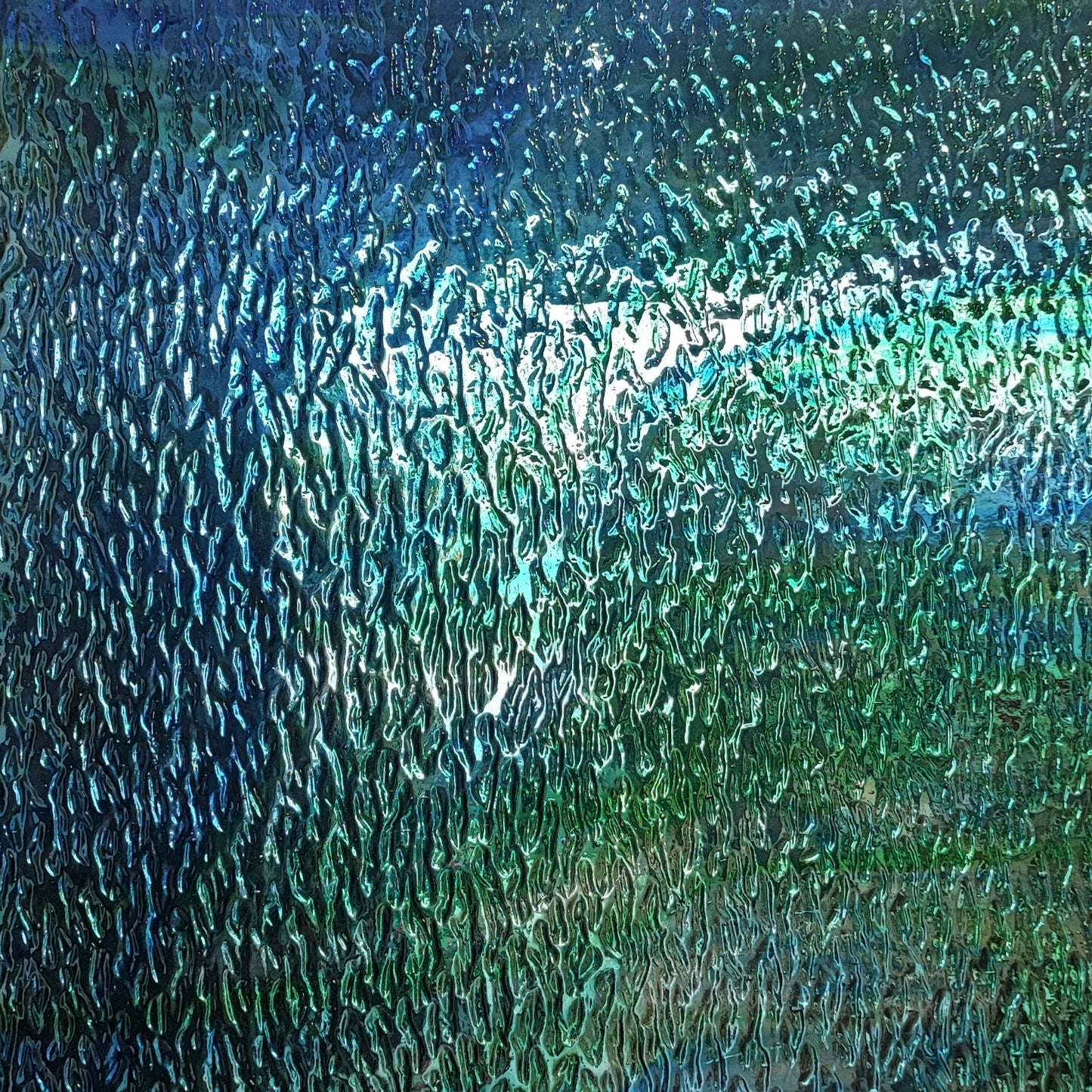 Dark Blue / Medium Green / Streaky Clear Granite