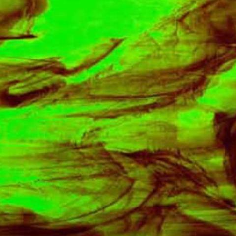 Medium Green / Brown / Streaky Clear Mystic T