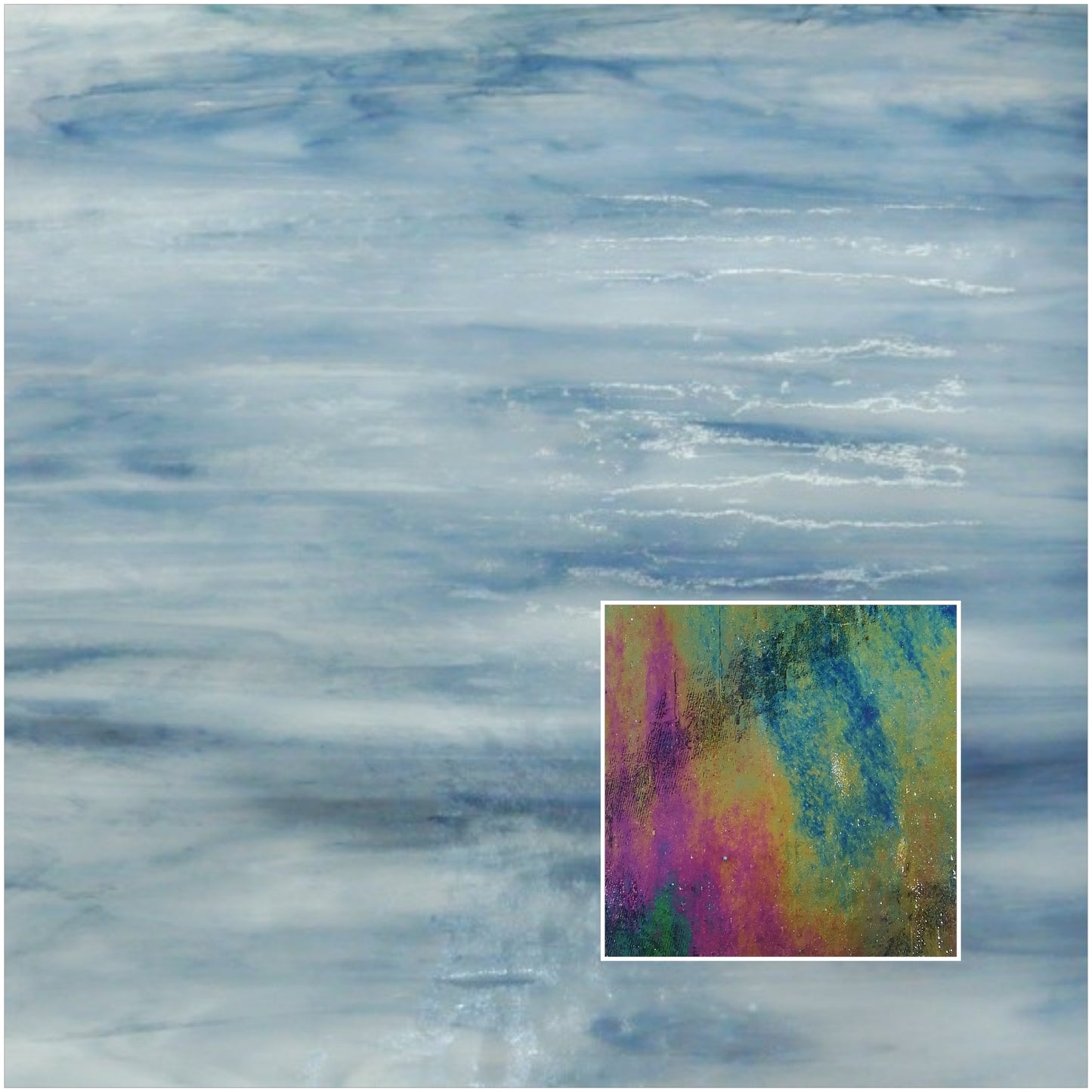 Steel Blue / White Iridised MO