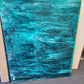 Teal/White Wispy M