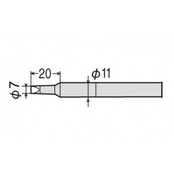 Goot Soldering Irons Replacement tip  CXR-100RT-7D