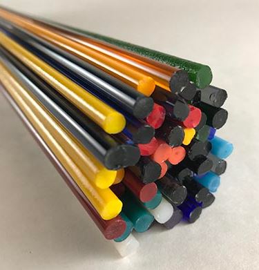 96 Coloured Rods | Fusing Glass | Glass Station