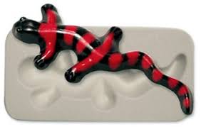 Salamander Glass Casting Mould - 6.5 x 3.5 in.