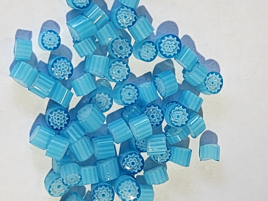 Sky Blue Flowers (4/5mm)