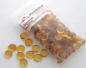 Pale Amber Pebbles T