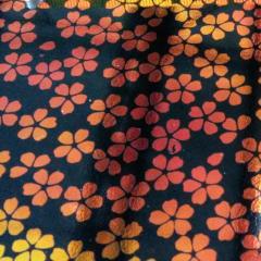 Dichroic Flowers on Black O