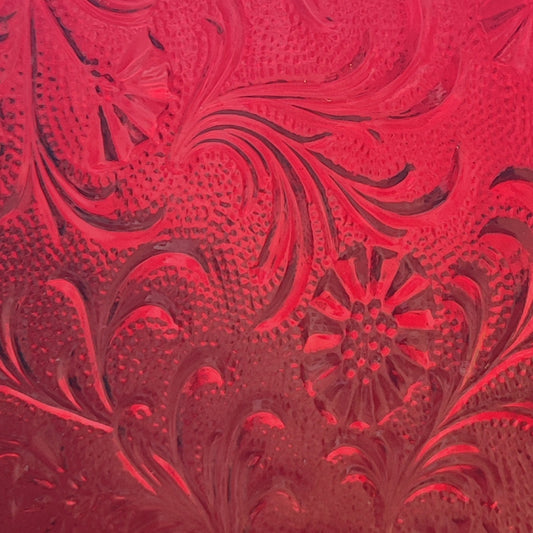 Ruby Red Floreal Laminate