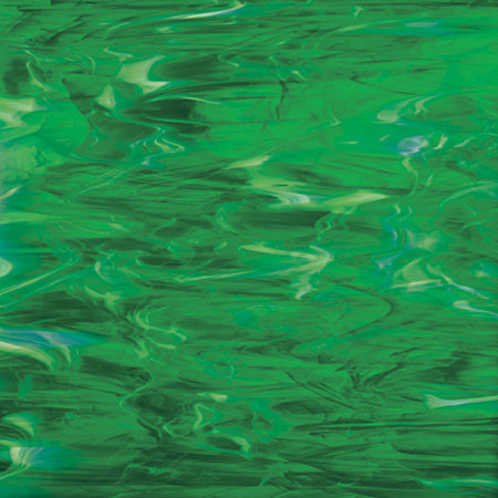 Dark green wispy Spectrum Glass Station