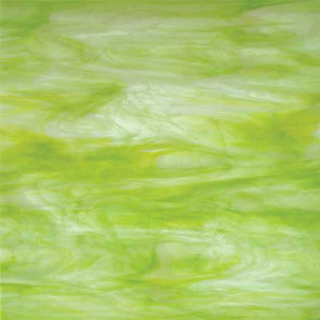 Key Lime (Yellow-Green/Clear/White) Glass