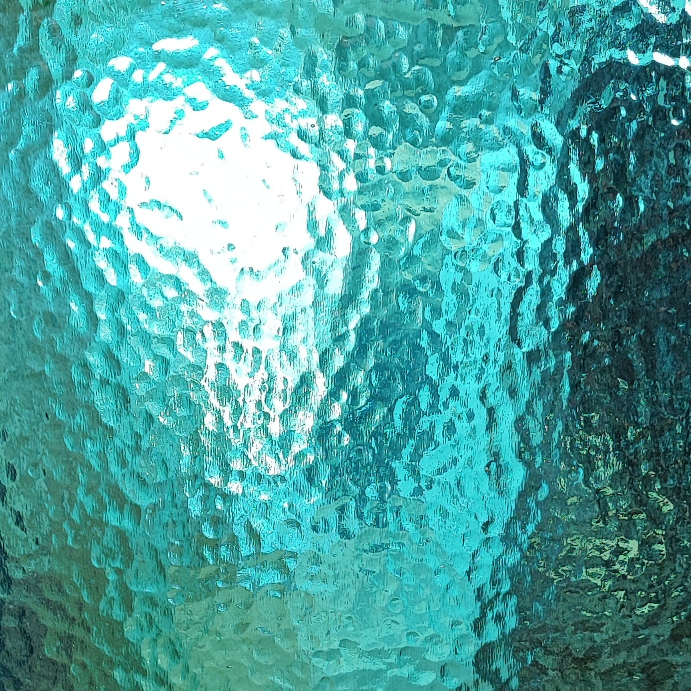 Medium Aqua Blue Corella Classic Glass Wissmach Hobby Squares Glass