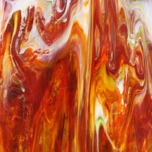 Orange / Green / Wispy White MO