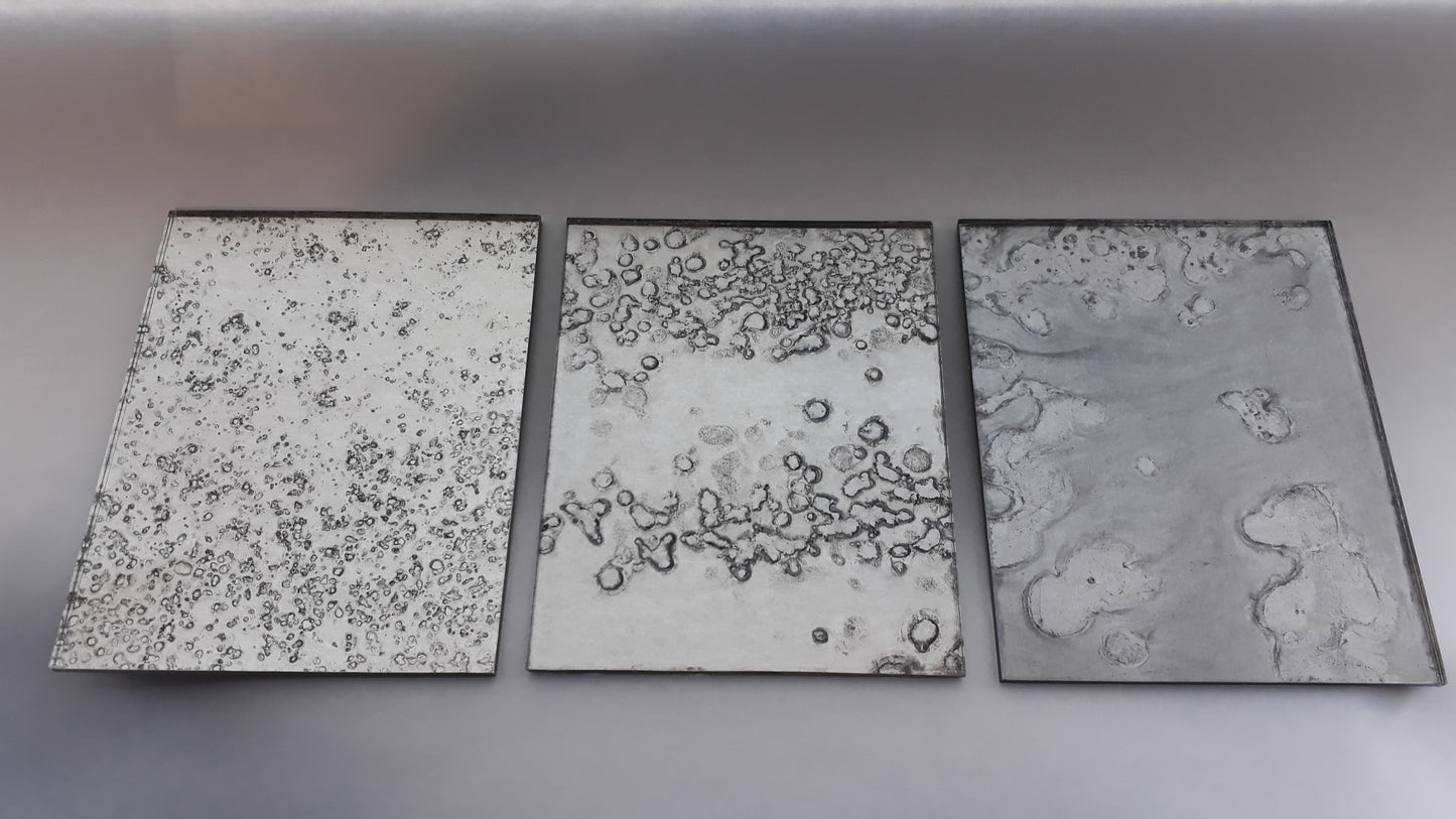 Antique Mirror Samples - 150 x 120mm, various styles