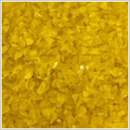Gold Tone Yellow Frit O